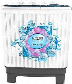 Mitashi 7 kg Semi Automatic Top Load Washing Machine (MiSAWM70v25 AJD)