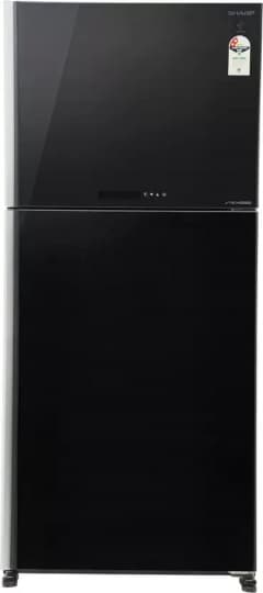 Sharp 613 L Frost Free Double Door 2 Star Refrigerator (SJ GP60T BK)