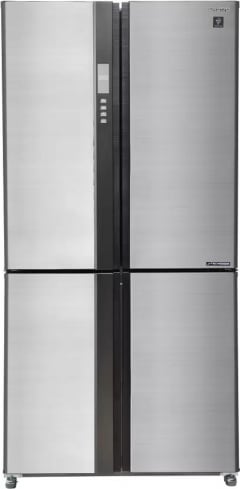 Sharp 678 L Frost Free Side by Side 2 Star Refrigerator (SJ EP70F SL)