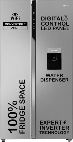 Compare Haier 596 L Frost Free Double Door Refrigerator (HRS-682SWDU1) vs Samsung 550 L Frost Free French Door Refrigerator (RF57A5032S9/TL)