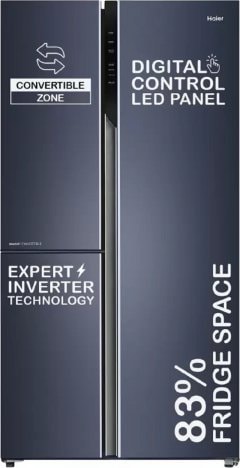 Haier 598 L Frost Free Side by Side Refrigerator (HRT 683GK)