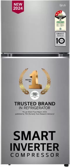 LG 398 L Frost Free Double Door 3 Star Refrigerator (GL S422SPZX)