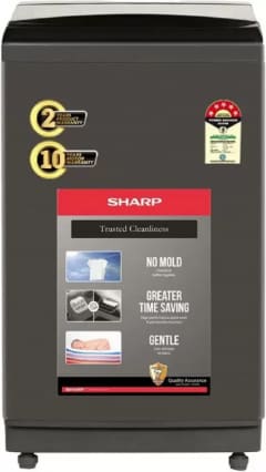 Sharp 9 kg Fully Automatic Top Load Washing Machine (ES-T90N-GY)