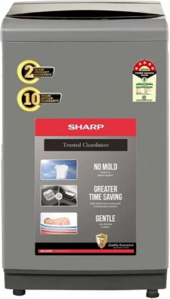 Sharp 11 kg Fully Automatic Top Load Washing Machine (ES-T110N-GY)
