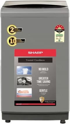 Sharp 11 kg Fully Automatic Top Load Washing Machine (ES-T110N-GY)