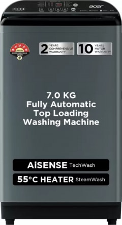 Acer 7 kg Fully Automatic Top Load Washing Machine (AR70HFATLH2C2IG24D)