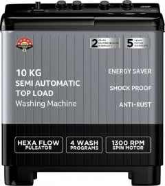 Acer 10 kg Semi Automatic Top Load Washing Machine (AR10SAMBGL124D)
