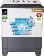 TCL 8.5 kg Semi Automatic Top Load Washing Machine (TWT85-P103PW)