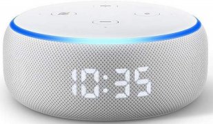 Amazon Echo Dot (3rd Gen) with clock