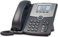 Cisco SPA504G Corded Landline Phone (Black)