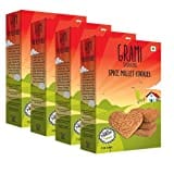 Grami Superfoods Spice Millet Cookies (150GM, Pack of 4)