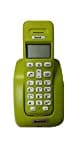Sonics SS418 Cordless Landline Phone (Green)