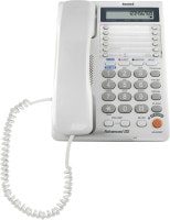 Sonics SS517D Corded Landline Phone (White)