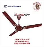 Longway Star Deco Delux Ceiling Fan (Brown)