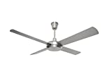 Fanzart Steal Modern Ceiling Fan (Matte Silver)