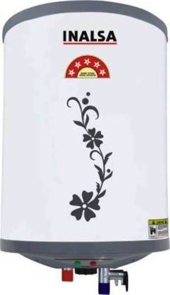 Inalsa 15L Storage Water Geyser (PSG 15 GLN, White & Grey)