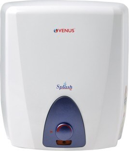 Venus 10L Storage Water Geyser (10LGLV, White)