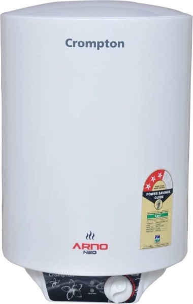 Crompton 15L Storage Water Geysers (Arno Neo, White) Price in India,  Specifications, Comparison (3rd October 2023) | Pricee.com