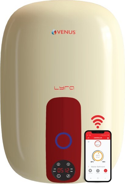 Venus 15L Storage Water Geyser (Lyra Nexus, Ivory & Red)