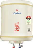 Candes 10L Storage Water Geysers (Metal, Ivory)