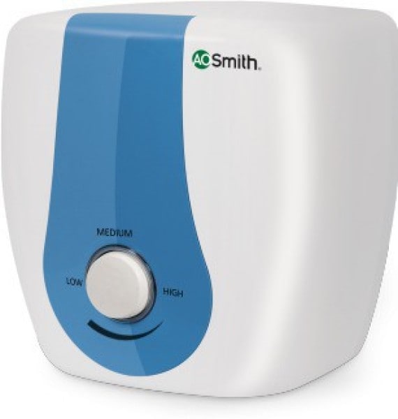 A.O. Smith 25L Storage Water Geyser (SDS-025, White & Blue)