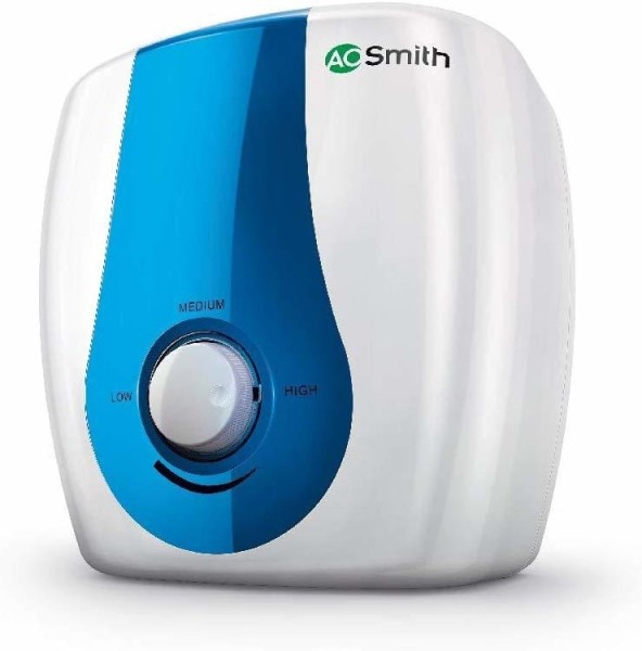 A.O. Smith 25L Storage Water Geyser (SDS-Plus-025, White & Blue)