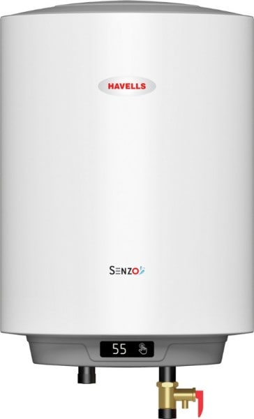 Havells 10L Storage Water Geyser (Senzo, White) Price in India,  Specifications, Comparison (26th September 2023) | Pricee.com