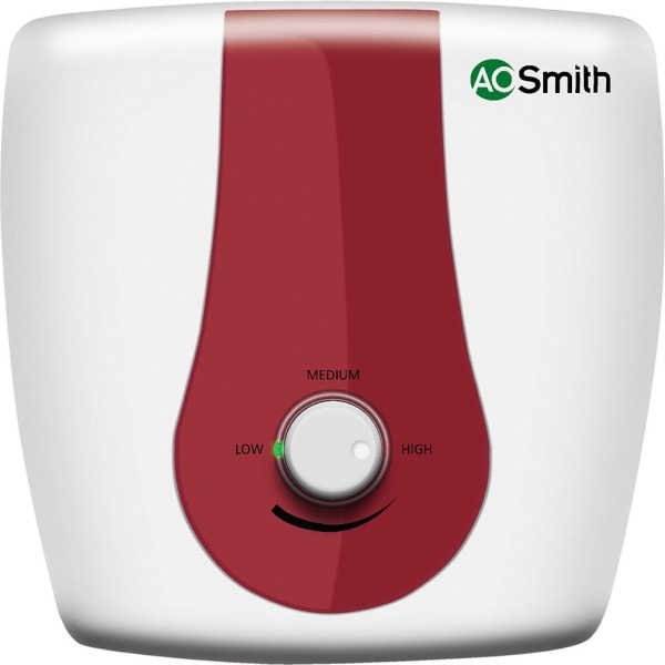 A.O. Smith 10L Storage Water Geyser (SGS-GREEN-010, White & Red)
