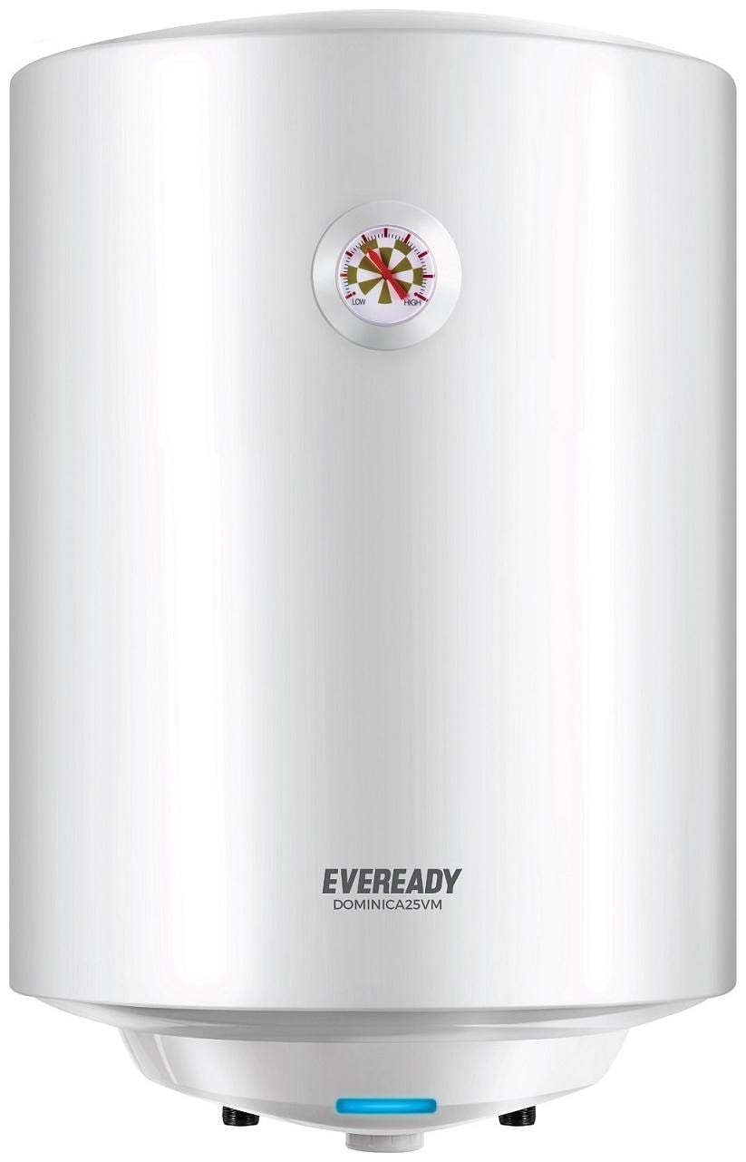 Eveready 25L Storage Water Geyser (SWH DOMI15V, White)