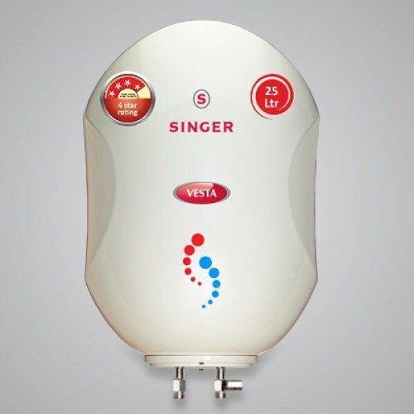 Singer 25L Storage Water Geyser (Vesta, White) Price in India