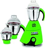 Meet Storm 750W Mixer Grinder (Green, 3 Jar)