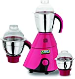 Meet Storm 750W Mixer Grinder (Pink, 3 Jar)