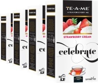 TE-A-ME Strawberry Infusion Tea (50GM, Pack of 4, 100 Pieces)