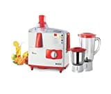 Baltra Strom-BJMG-101 500W Juicer Mixer Grinder (Red & White, 2 Jar)