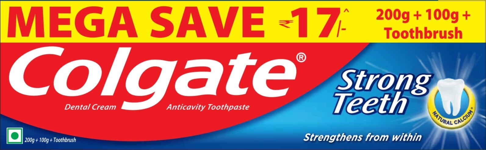 Colgate Strong Teeth Toothpaste (300GM)