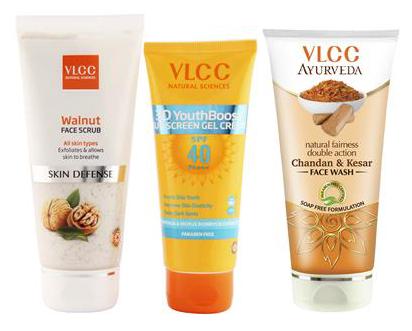 VLCC Sun Screen Gel And Kesar Chandan Face Wash (Orange, 150ML)