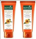 Biotique Sun Shield Bio Sunflower Matte Gel (100ML, Pack of 2)