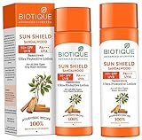 Biotique Sun Shield Sandalwood 50+SPF UVB Sunscreen Lotion (120ML)