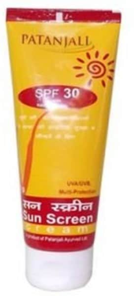 Patanjali Sunscreen Cream SPF 30 (60ML)
