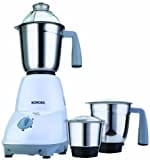 Borosil Super 550W Mixer Grinder (White, 3 Jar)