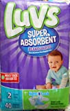Luvs Super Absorbent Leakguard Diapers (40 PCS, Size 2)
