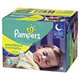 Pampers Swaddlers Overnights Diapers (50 PCS, Size 5)