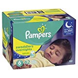 Pampers Swaddlers Overnights Diapers (42 PCS, Size 6)