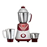 Cello Swift 500W Mixer Grinder (Maroon, 3 Jar)