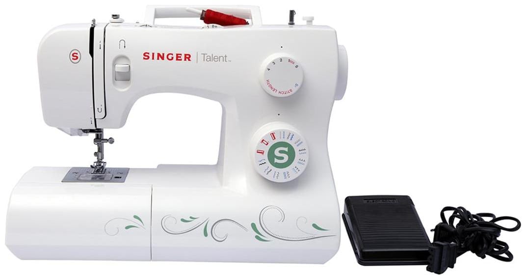 Singer Talent 3321 Electric Sewing Machine (White)