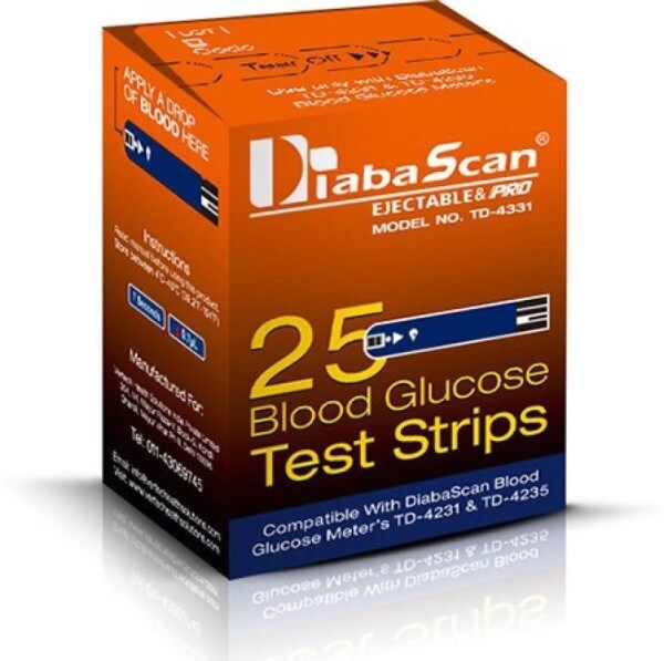 DiabaScan TD-4331 Glucometer Strips (25 Strips)