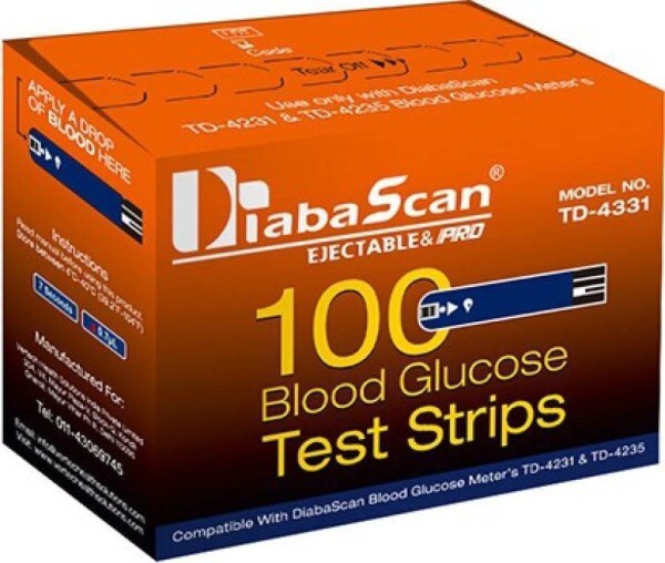 DiabaScan TD-4331 Glucometer Strips (100 Strips)