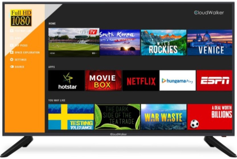 CloudWalker 43 Inch LED Full HD TV (43SF04X)