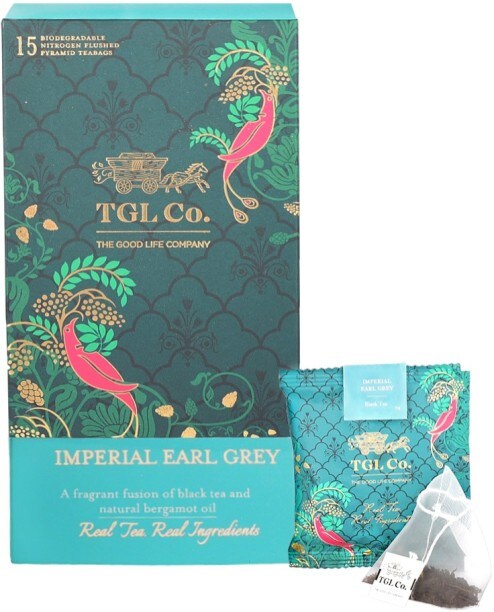 TGL Co. Imperial Earl Grey Black Tea (32GM, 16 Pieces)