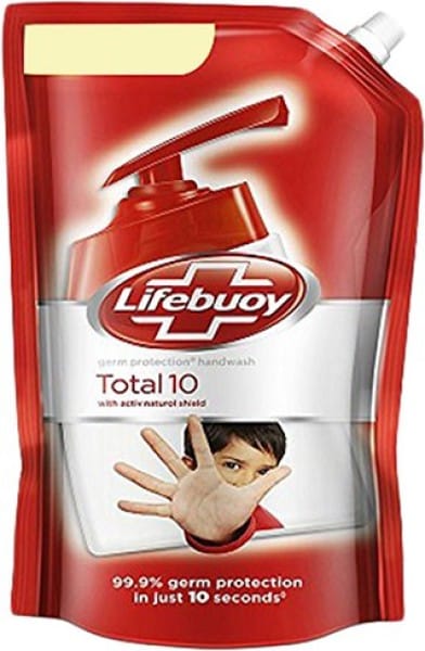 Lifebuoy Total 10 Germ Protection Activ Silver Formula Hand Wash (800ML)